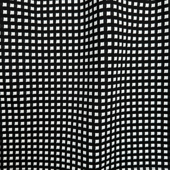 Tabitha Black White Check Print Sleeveless Mini Dress Womens Size 6 Zip Closure - Picture 10 of 10